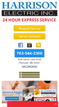 Mobile Screenshot of harrison-electric.com